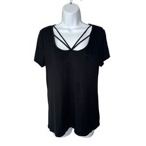 Americanable Women’s M Strappy Short Sleeve Top